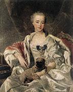 LOO, Louis Michel van Portrait of Catherina Golitsyna s oil painting reproduction